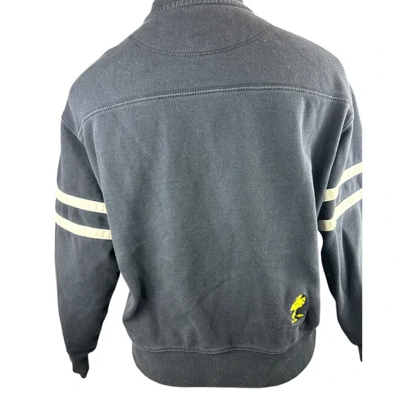 Coach X Peanuts Snoopy Lights Crewneck Oversized Sweatshirt Navy Blue Women's XS - Picture 9 of 14